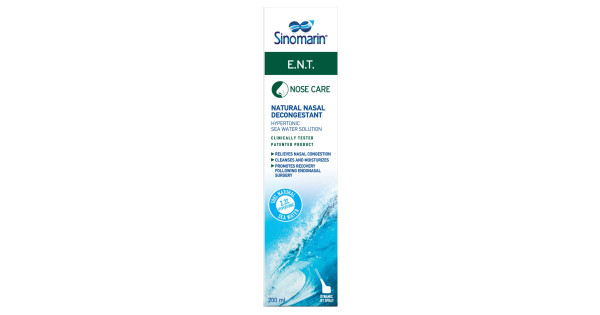 Sinomarin ORL Spray 200 Ml - Nasenpflege Bei Trockenheit & Zur Befeuchtung