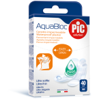 Pic Aquabloc obliž antibakterijski Mix, 40 obližev