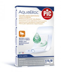 Pic AquaBloc, antibakterijski obliži 15 x 10 cm, 5 obližev