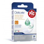 Pic Delicate antibakterijski obliž M,  20 obližev