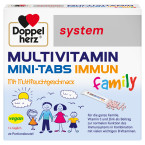 Doppelherz System Multivitamin mini-tabs immun family, 20 vrečk