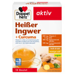 Doppelherz Aktiv vroči ingver + kurkuma, 10 vrečk