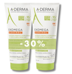 A-Derma Exomega Control Emolientna krema, 2 x 200 ml