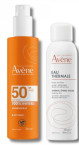 Avene Sun Visoka zaščita pred soncem pršilo - ZF 50, 200 ml + Avene Termalna voda, 150 ml