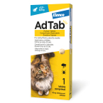 AdTab 48 mg, žvečljiva tableta za mačke 2 - 8 kg, 1 tableta