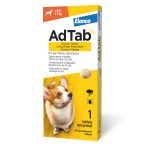 AdTab 225 mg, žvečljiva tableta za pse 5,5 – 11 kg, 1 tableta