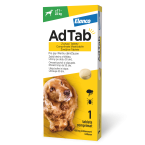 AdTab 450 mg, žvečljiva tableta za pse 11 – 22 kg, 1 tableta