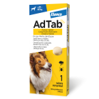 AdTab 900 mg, žvečljiva tableta za pse 22 – 45 kg, 1 tableta