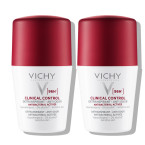 Vichy Clinical Control 96h detranspirant roll-on dezodorant proti neprijetnemu vonju paket, 2 x 50 ml