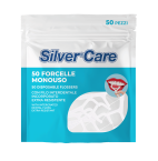 Silver Care,  zobotrebec z nitko, 50 zobotrebcev