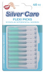 Silver Care,  medzobne ščetke flexi, 40 ščetk
