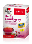 Doppelherz Aktiv Brusnica + vitamin C + cink, vroči napitek, 10 vrečk