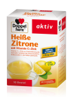 Doppelherz Aktiv Limona + vitamin C + cink, vroči napitek, 10 vrečk