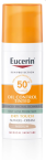 Eucerin Sun Oil Control Dry Touch obarvan kremni gel, medium ZF 50+, 50 ml