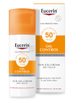 Eucerin Sun Oil Control Dry Touch, zaščitni kremni gel za obraz - ZF 50+, 50 ml