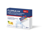 Fluimukan 600 mg, prašek za peroralno raztopino z okusom medu in limone, 10 vrečk