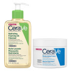 CeraVe protokol za zelo suho kožo telesa, nagnjeno k dermatitisu (čiščenje in nega), 236 ml + 340 ml