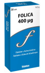 Folica Folna kislina 400 µg, 30 tablet
