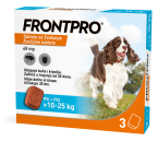Frontpro 68 mg žvečljive tablete za pse z okusom govedine 10 - 25 kg, 3 žvečljive tablete