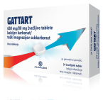 Gattart 680 mg/80 mg, 24 žvečljivih tablet