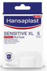 Hansaplast Sensitive XL sterilen obliž 6 x 7 cm, 5 obližev
