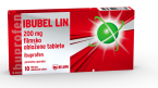 Ibubel Lin 200 mg,10 filmsko obloženih tablet