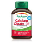 Jamieson Kalcijev Citrat z vitaminom D3, 120 tablet
