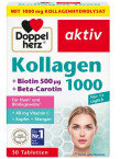 Doppelherz Aktiv Kolagen 1000 + Biotin + Betakaroten, 30 tablet