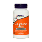NOW L-Lizin 500 mg, 100 tablet