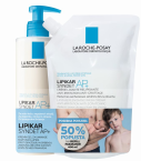 La Roche-Posay Lipikar Syndet AP+, kremni gel za umivanje, 400 ml + Refil kremni gel za umivanje, 400 ml  