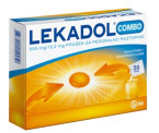 Lekadol Combo 500 mg/12,2 mg, prašek za peroralno raztopino, 20 vrečk