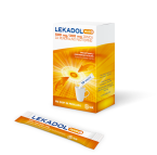 Lekadol Plus C 500 mg/300 mg, zrnca za peroralno raztopino, 10 vrečk