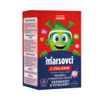 Marsovci z inulinom, okus jagode, 30 tablet