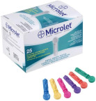 Microlet, barvne lancete, 25 lancet