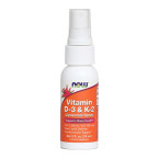 NOW Vitamin D-3 & K-2 pršilo, 59 ml