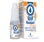 Nazopass 0,25 mg/ml kapljice za nos, 10 ml