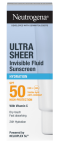 Neutrogena Ultra Sheer nevidni vlažilni fluid za zaščito pred soncem hydration ZF 50, 50 ml