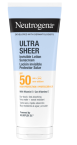 Neutrogena Ultra Sheer nevidni vlažilni losjon za zaščito pred soncem za obraz in telo - ZF 50, 200 ml