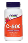 Now Vitamin C 500 mg, 100 tablet