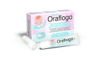 Oraflogo Pro gel prvi zobki + naprstna ščetka, 15 ml