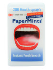 Papermints Osvežilno pršilo za usta z okusom mentola, s sladili, 12 ml