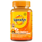 Supradyn Kids Omega-3 z okusom sadja, 60 želejčkov