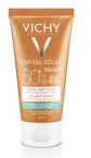 Vichy Capital Soleil, žametna krema za obraz - ZF 50+, 50 ml