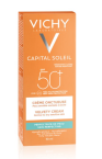 Vichy Capital Soleil, žametna krema za obraz - ZF 50+, 50 ml