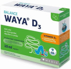 Waya D3 Balance, kapljice za novorojenčke, dojenčke in otroke, 10 ml 