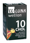 Wellion Luna Duo, 10 merilnih lističev za holesterol
