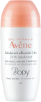 Avene Body 24-urni deodorant za občutljivo kožo roll-on, 50 ml