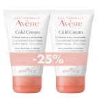 Avene Cold Cream, krema za roke,  2 x 50 ml