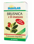 Nutrilab Brusnica z D-manozo, 60 kapsul