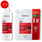 Vichy Dercos Energy+, Stimulativni šampon proti izpadanju las, 400 ml + eco refill 400 ml